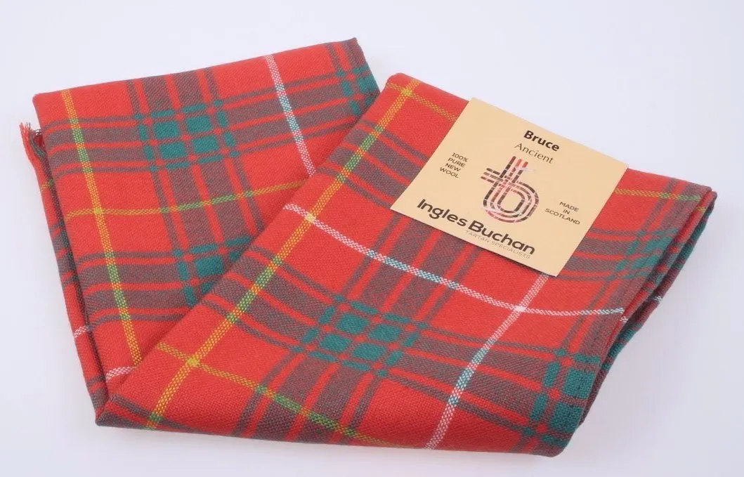 Wool Scarf in Bruce Ancient Tartan