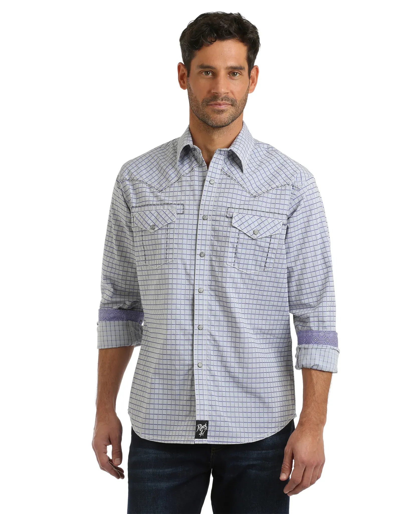 Wrangler Men's Rock 47 Printed Shirt