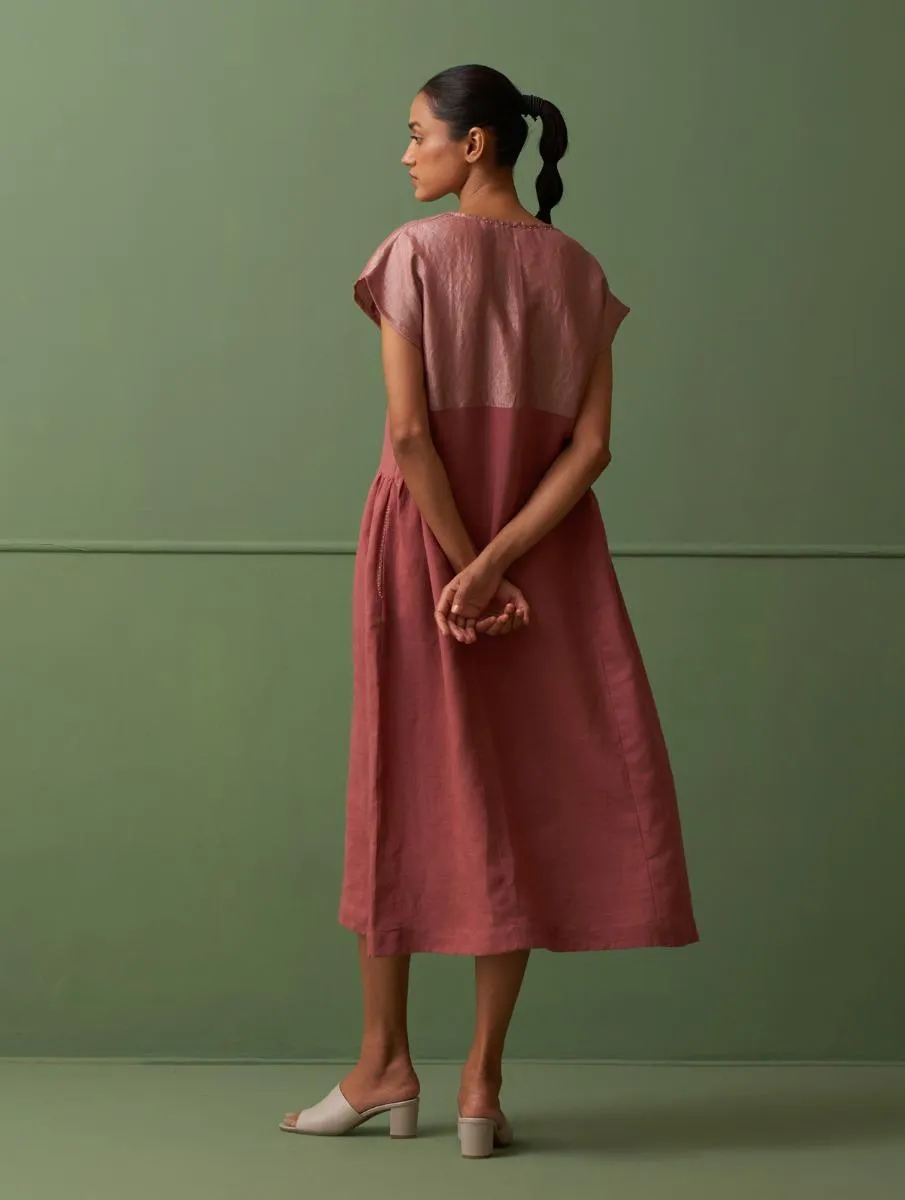 Zohra Linen Dress - Terra